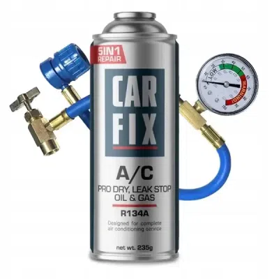 CARFIX Z_5AN – Súprava na doplnenie autoklimatizácie R134a 5v1 s plniacou hadicou 400ml