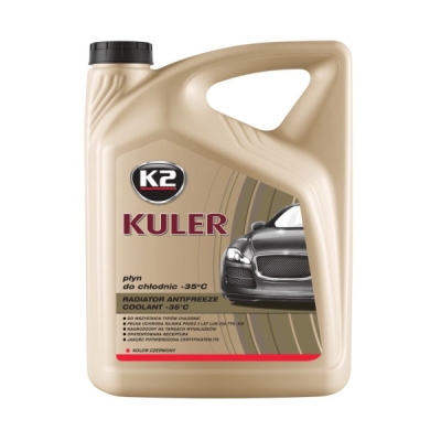 K2 - Kvapalina do chladičov KULER -35c červená 5L