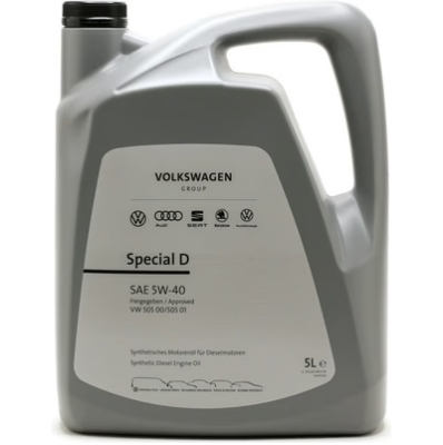 Motorový olej ORIGINAL VAG Spacial D 505.00/505.01 GS55505M4 5W-40 5L