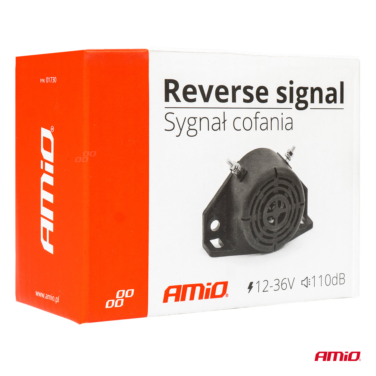 AMiO - Signalizácia cúvania 12-36V 110 dB