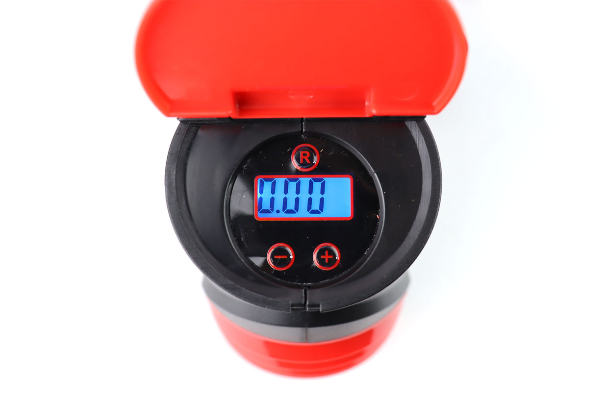 AMiO - Digitálny kompresor do auta s LED 12V ACOMP-16
