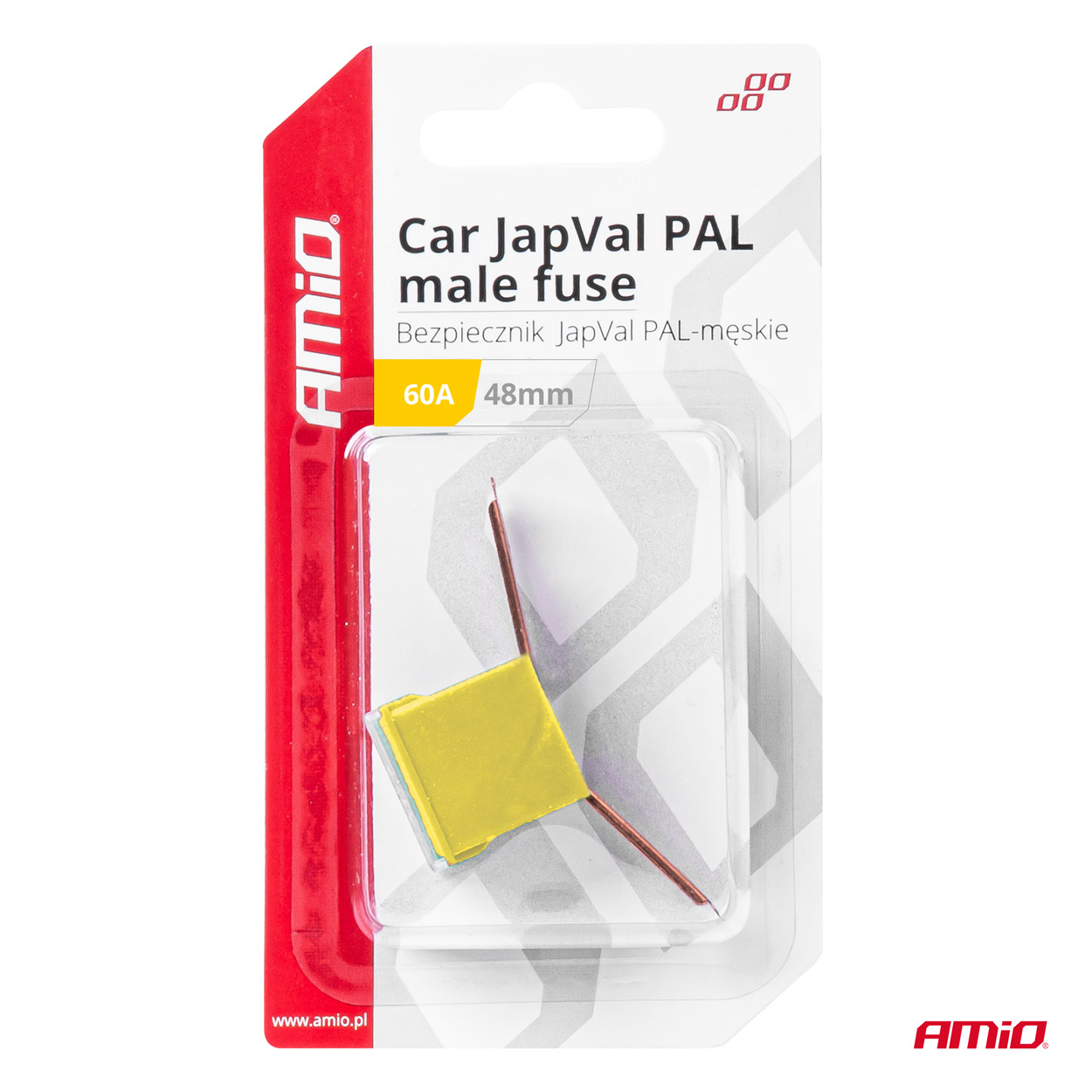 AMiO - Poistky JAPVAL PAL samec 48mm 60A