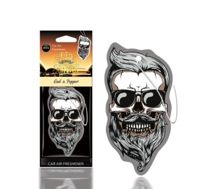 Aroma Car - Osviežovač vzduchu DIA DE LOS MUERTOS Oud&Pepper Skull