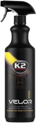 K2 - Čistič textilu a čalúnenia automobilu Velor PRO 1L