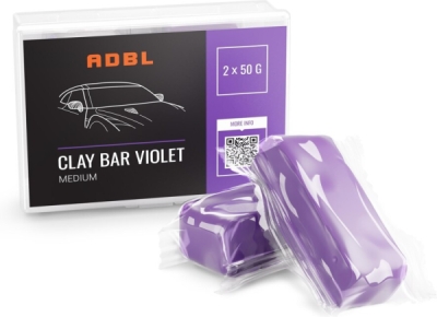 ADBL - Stredne tvrdý clay CLAY BAR VIOLET 2x50g