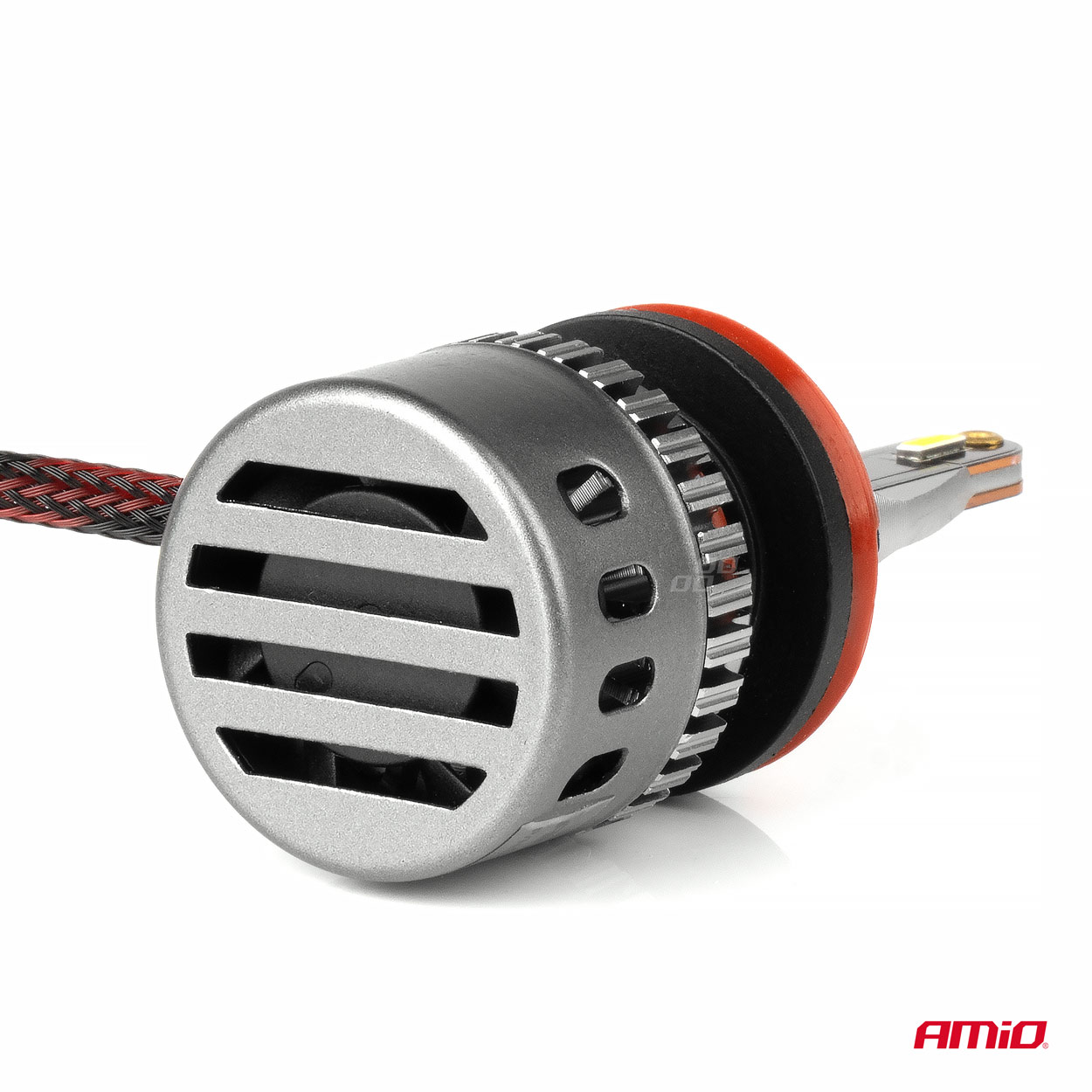 AMiO - LED žiarovky hlavného svietenia K3 H8 H9 H11 H16 12V 6000K canbus