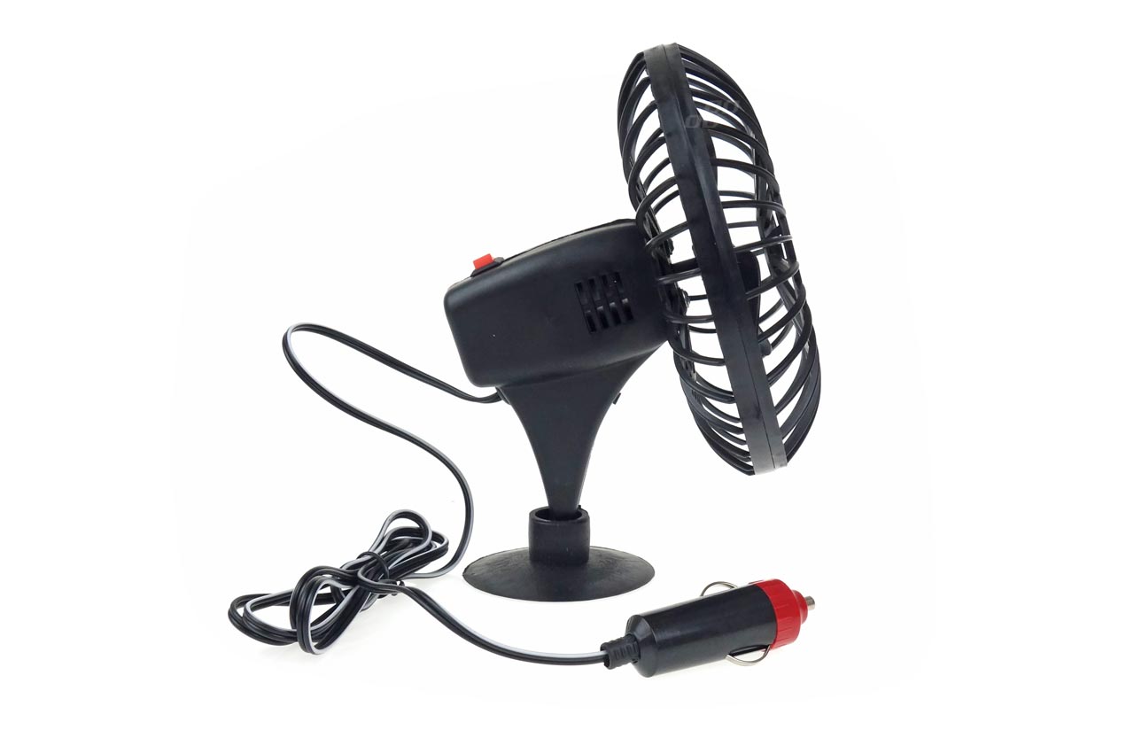 AMiO - Ventilátor do auta s prísavkou mini FAN 12V