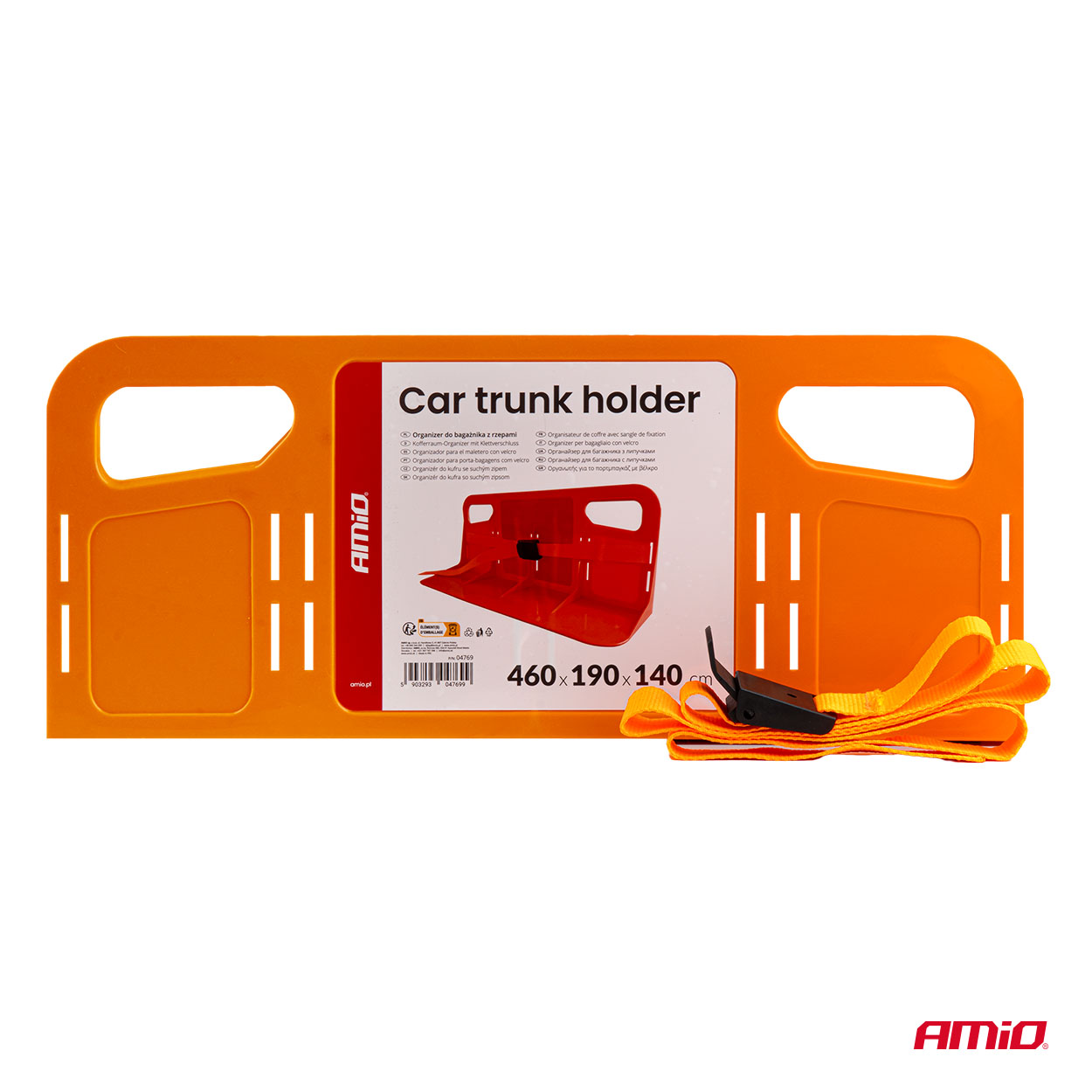 AMiO - Organizér do kufra so suchým zipsom 46x19x14cm