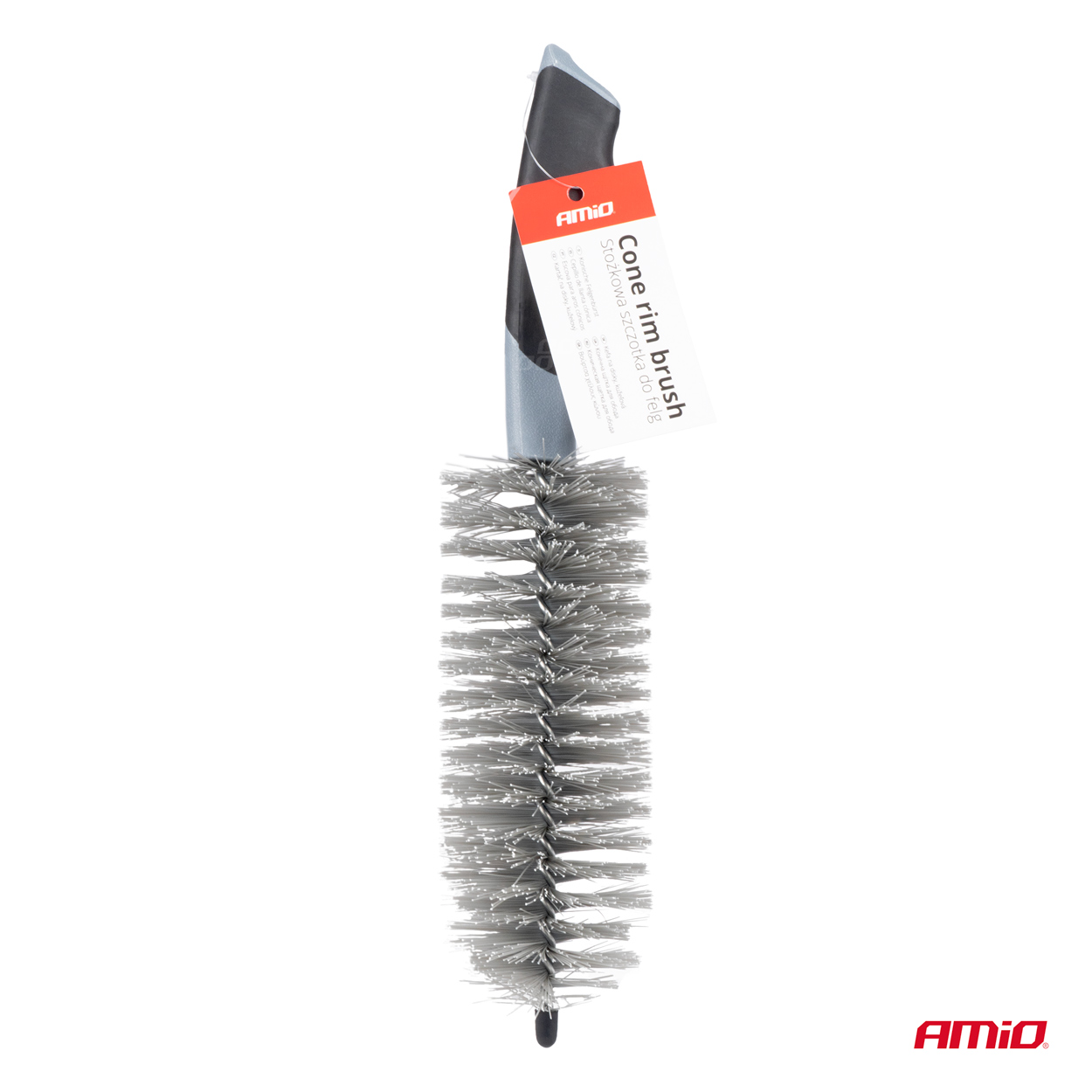 AMiO - Kefa na čistenie ráfikov kolies pre detailné čistenie nábojov kolies úzka 32,5cm