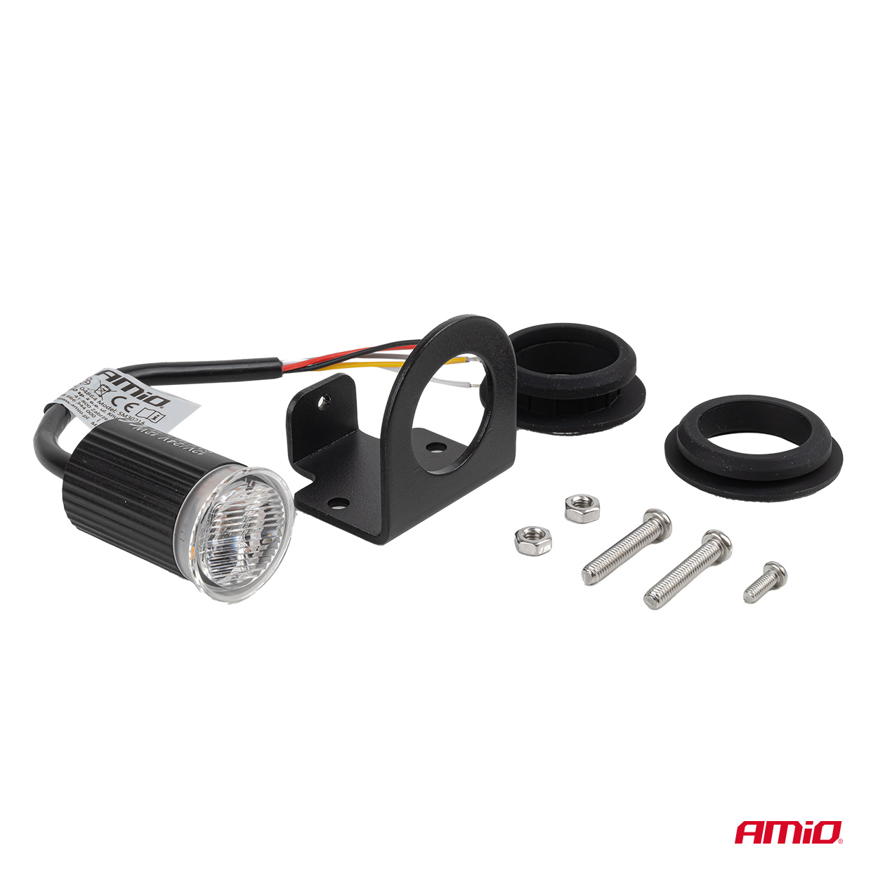 AMiO - LED výstražný maják R65 12V 24V 12W