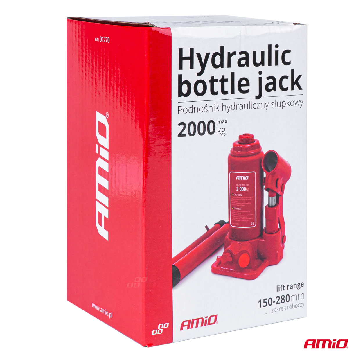 AMiO - Hydraulický piestový zdvihák „ panenka” 2T