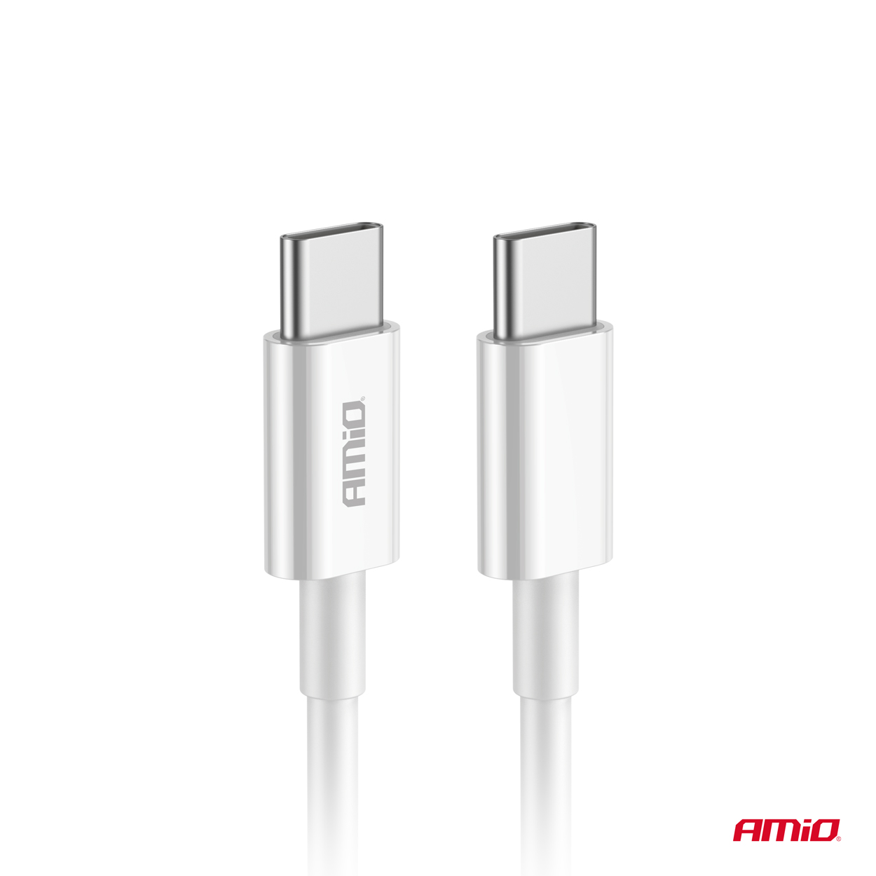 AMiO - Kábel 'USB-C na USB-C 60W 100cm FullLINK