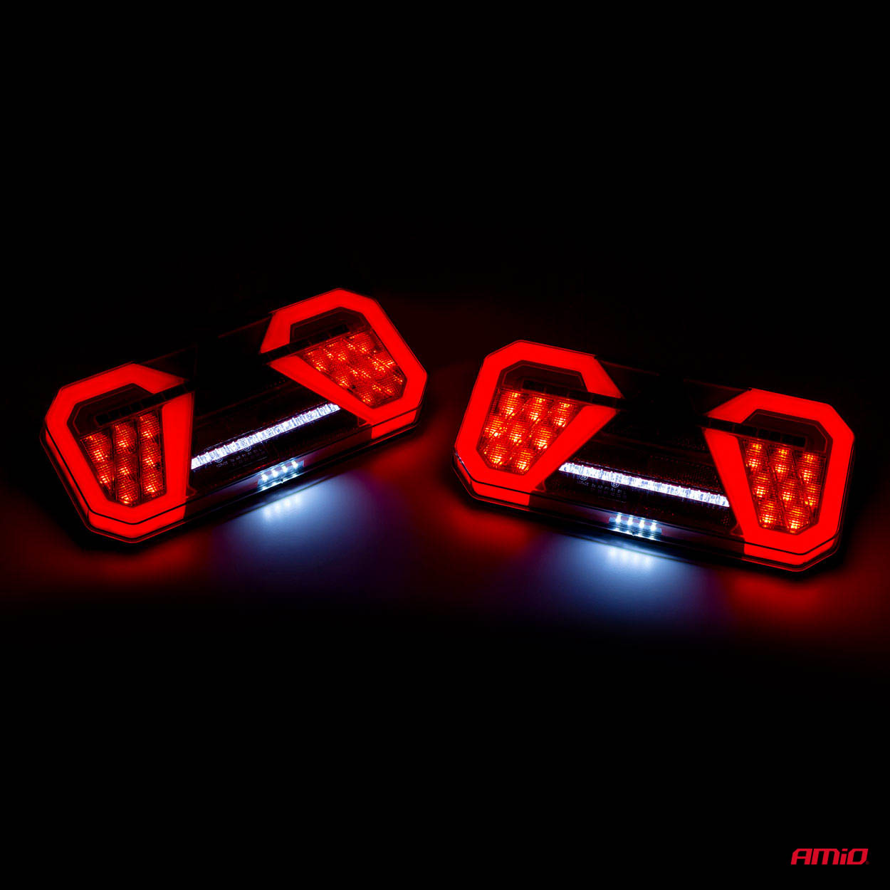 AMiO - Svetlo zadné združené LED dynamické ĽAVÉ RCL-04-L