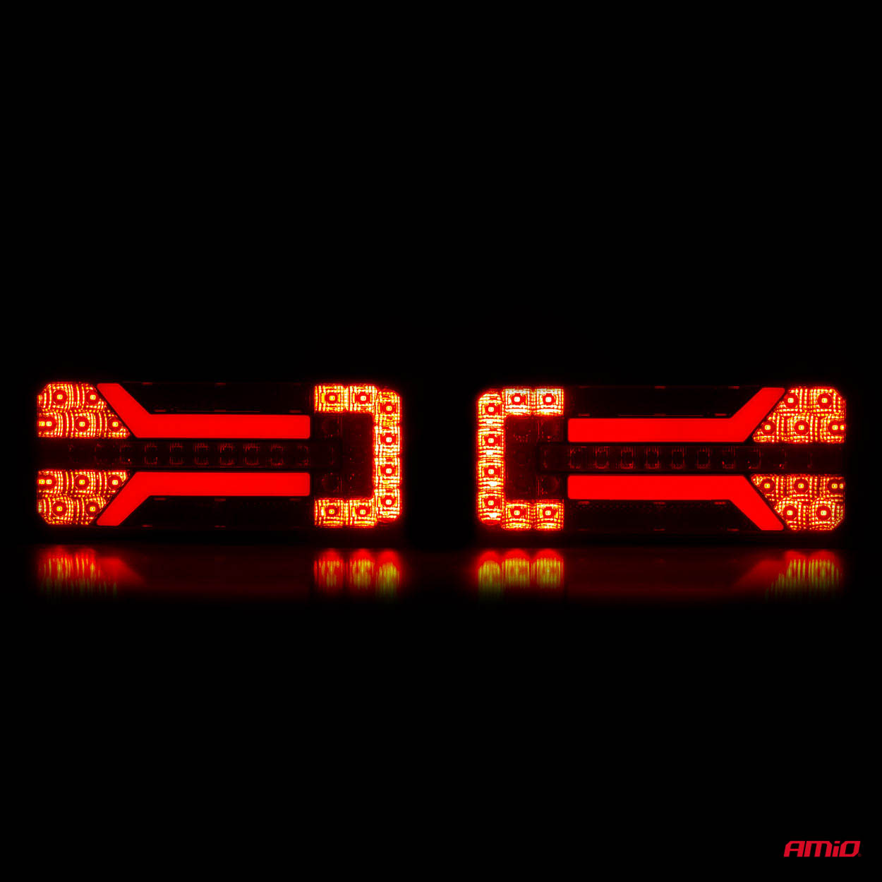 AMiO - Svetlo zadné združené LED dynamické ĽAVÉ PRAVE- RCL-01-LR