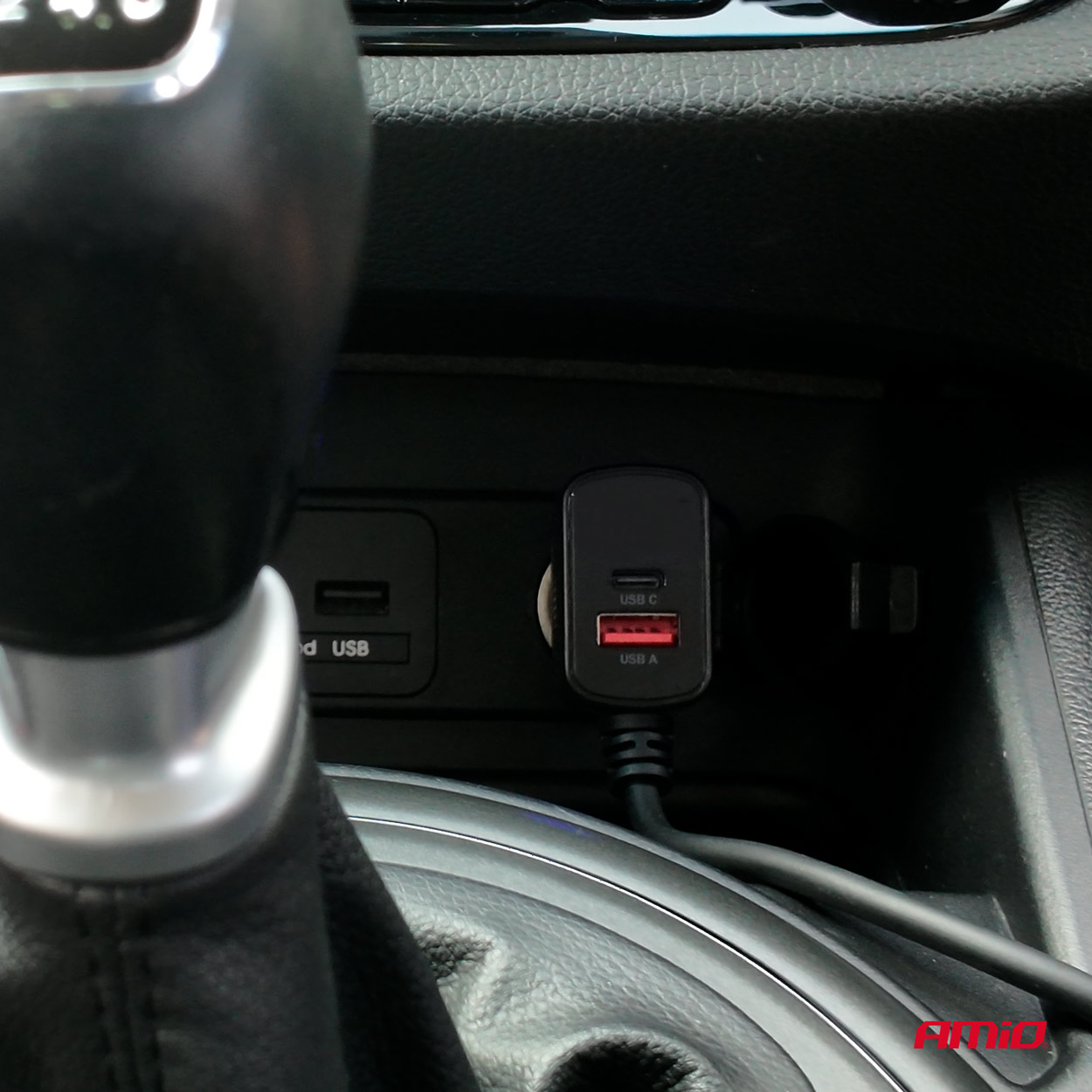 AMiO - Predlžovacia zásuvka s nabíjačkou 4xUSB-A QC3.0 PD 3.0 180 W