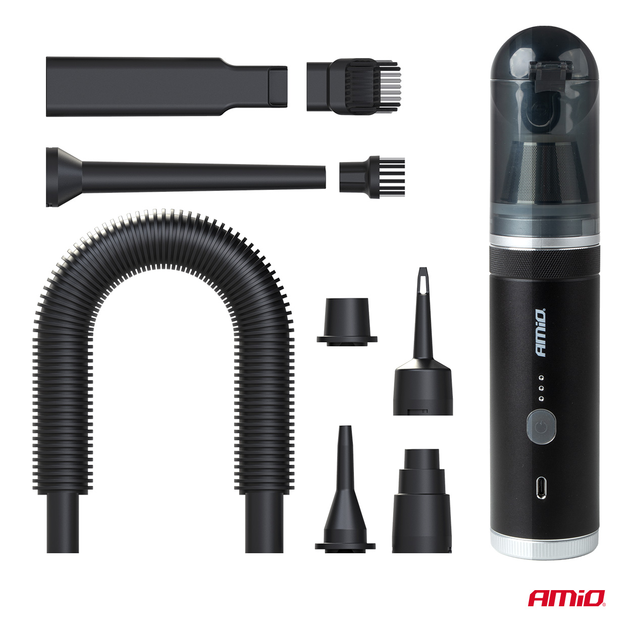 AMiO - Bezdrôtový vysávač s funkciou pumpy, 100 W, 20 kPa, USB-C,