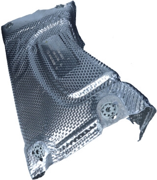 PSA OEM - Ochrana tepelná CITROEN C5 III, C6/ PEUGEOT 407, 508 1,6-3,0 D 04- zadná 1723T9