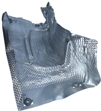 PSA OEM - Ochrana tepelná CITROEN C5 III, C6/ PEUGEOT 407, 508 1,6-3,0 D 04- zadná 1723T9