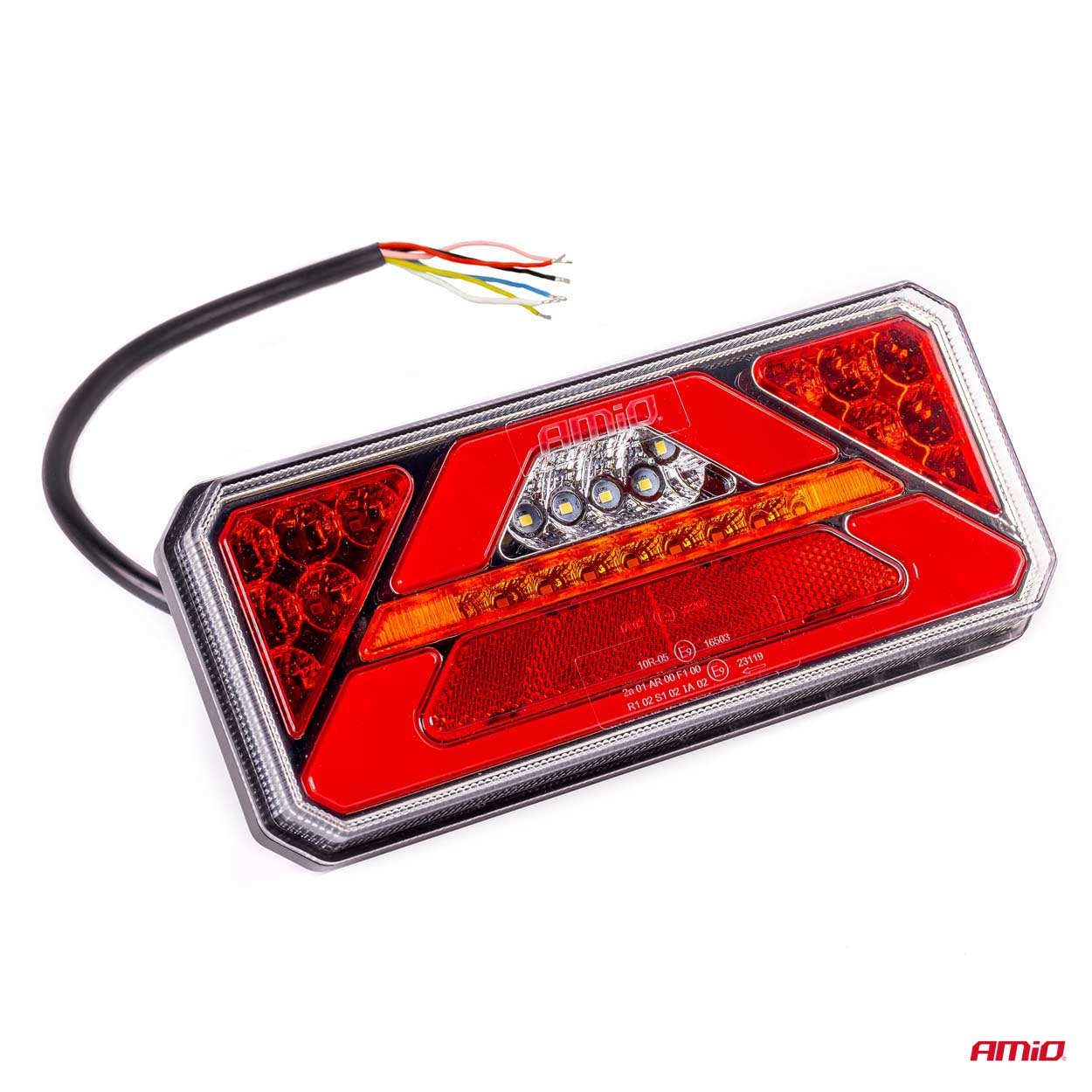 AMiO - Svetlo zadné združené LED dynamické ĽAVÉ RCL-02-L