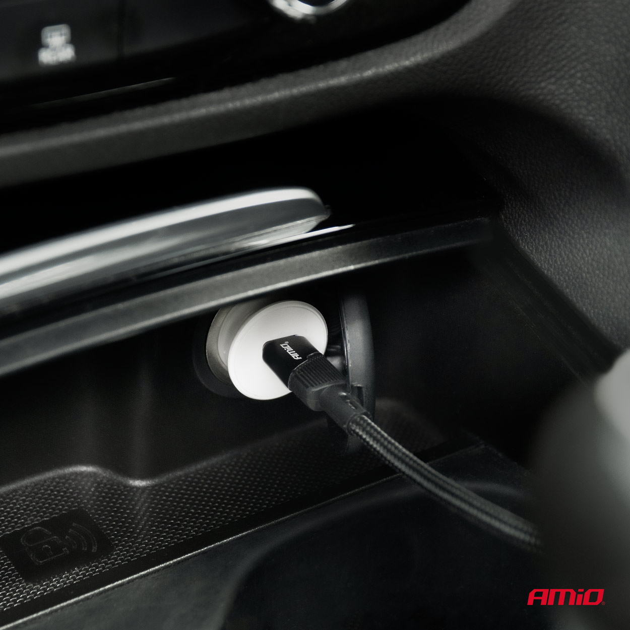 AMiO - Nabíjačka do auta USB-C 20W 12/24V