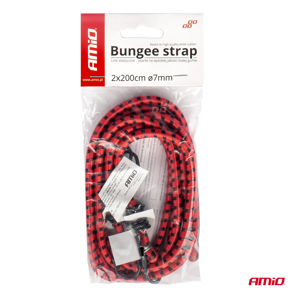 AMiO - Gumové lano 2x200cm o7mm BSTRAP-06
