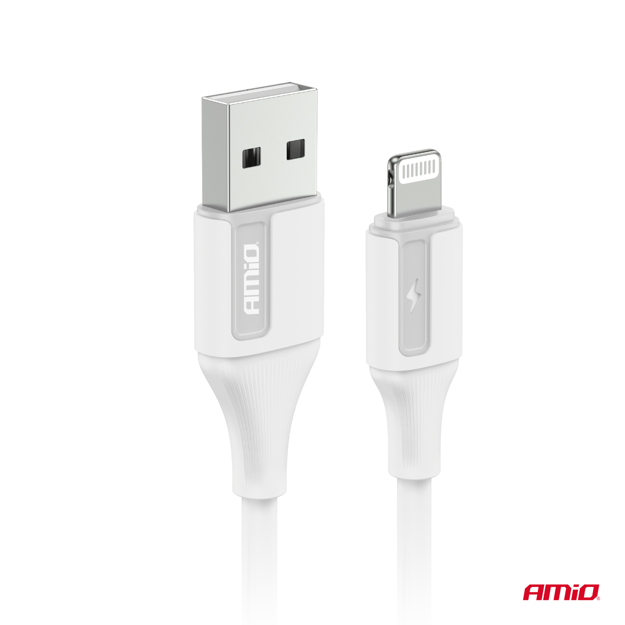 AMiO - Kábel na nabíjanie USB-A iPhone 3A 100cm FullLINK
