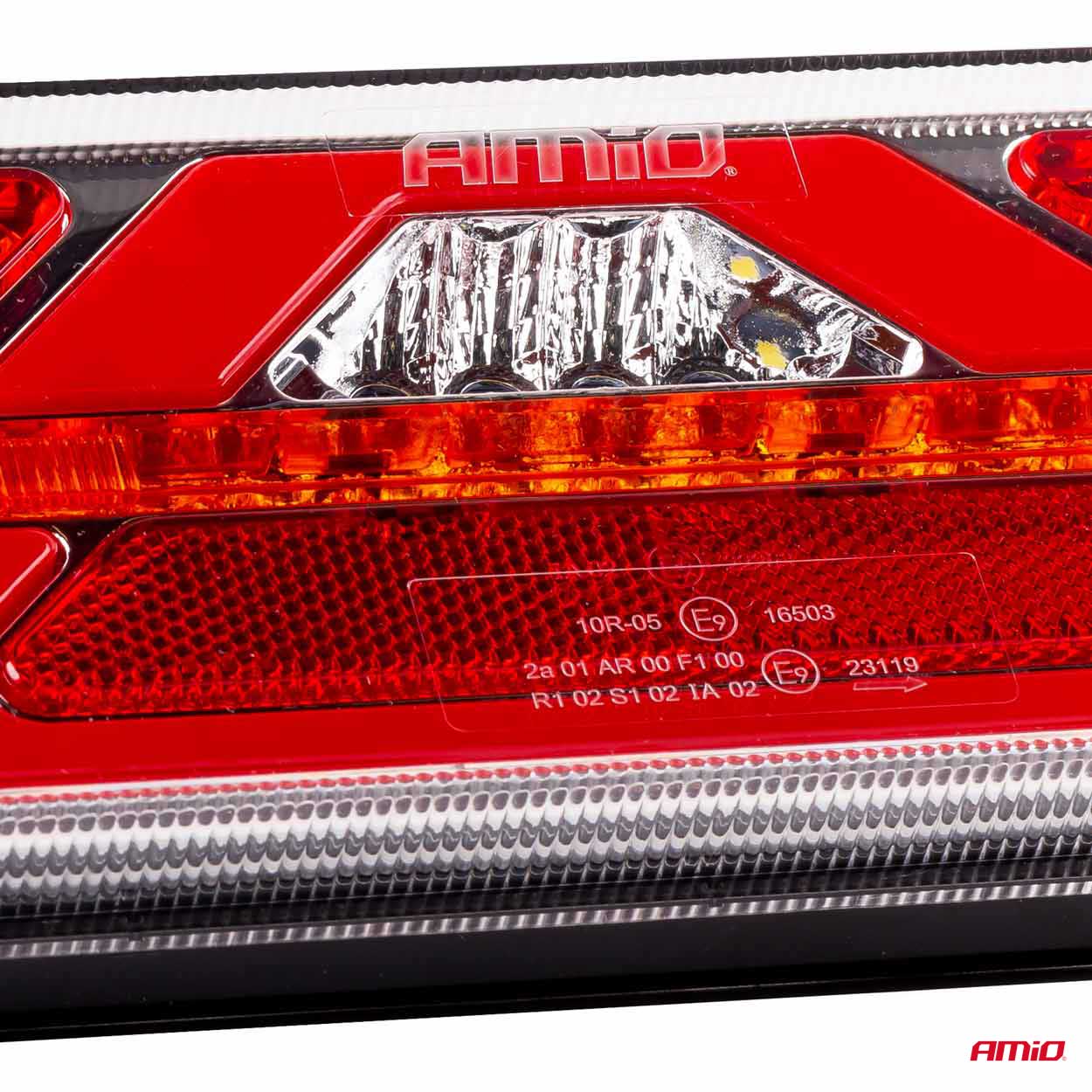 AMiO - Svetlo zadné združené LED dynamické PRAVÉ RCL-02-R