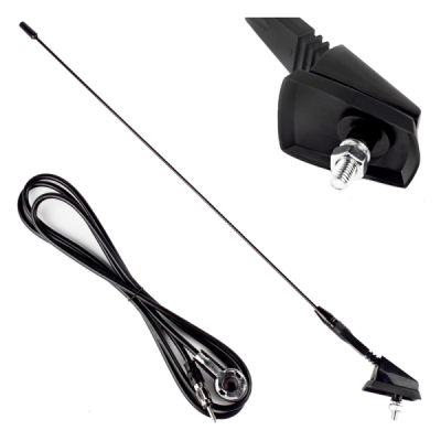 AMiO - Autoanténa 41cm 5mm adaptér ANT01