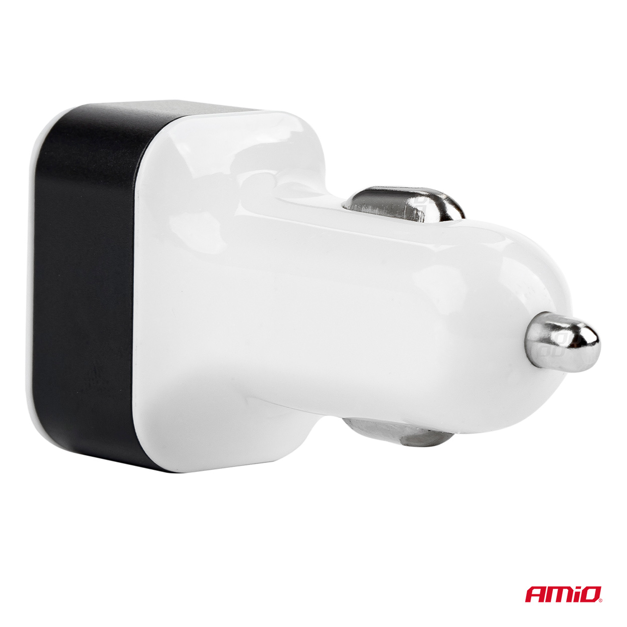AMiO - Nabíjačka do auta 3x USB biela PCH-03