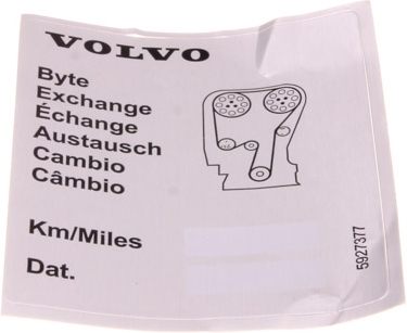 VOLVO OEM - Etiketa rozvodu VOLVO 5927377