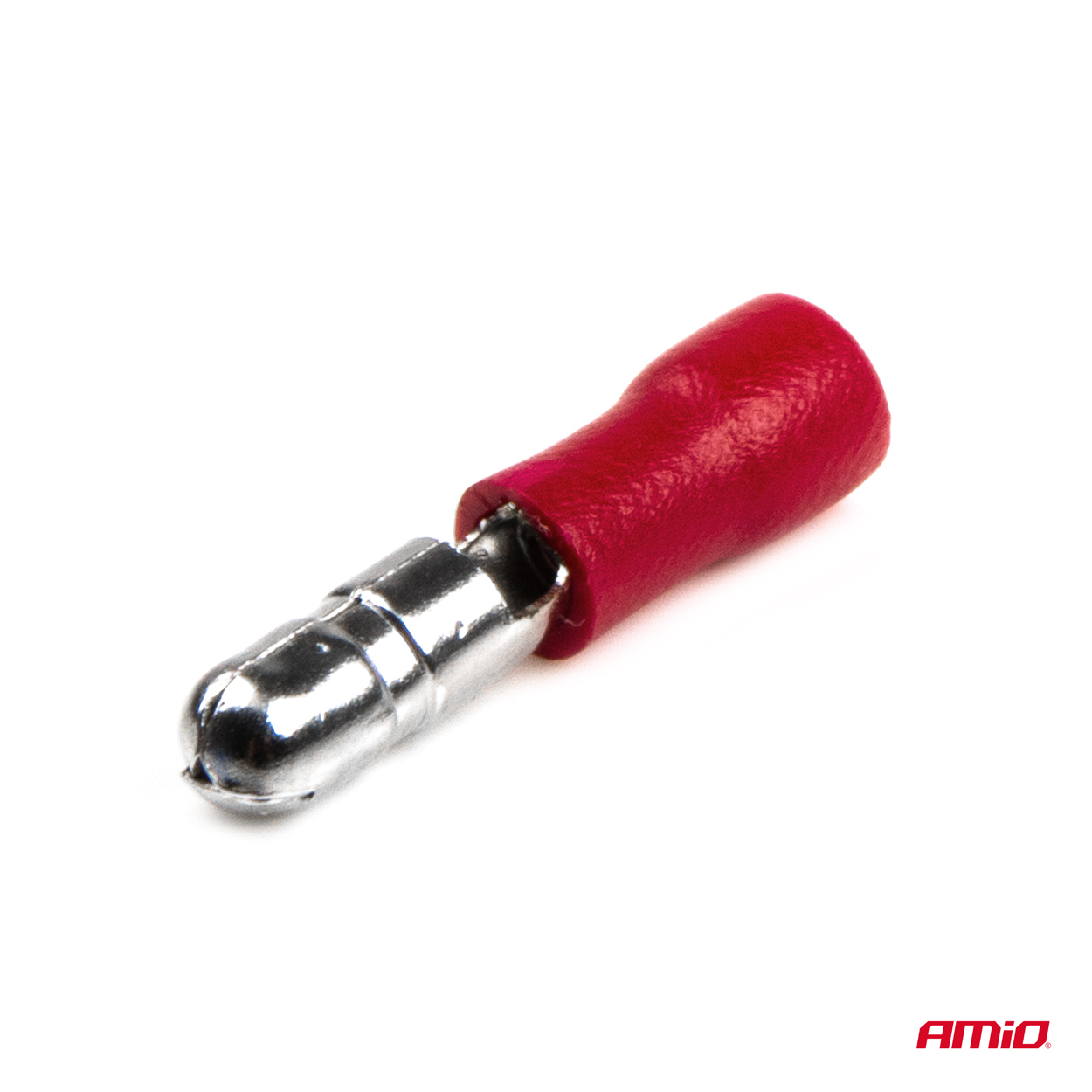 AMiO - Elektrický konektor – kolík valcový 4mm 0.5-1.5mm2 10A 10ks
