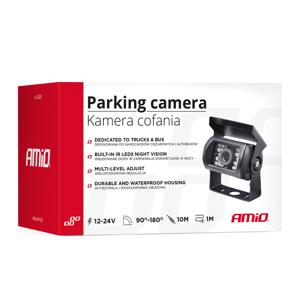 AMiO - Cúvacia kamera HD-501-IR „Nočné videnie"