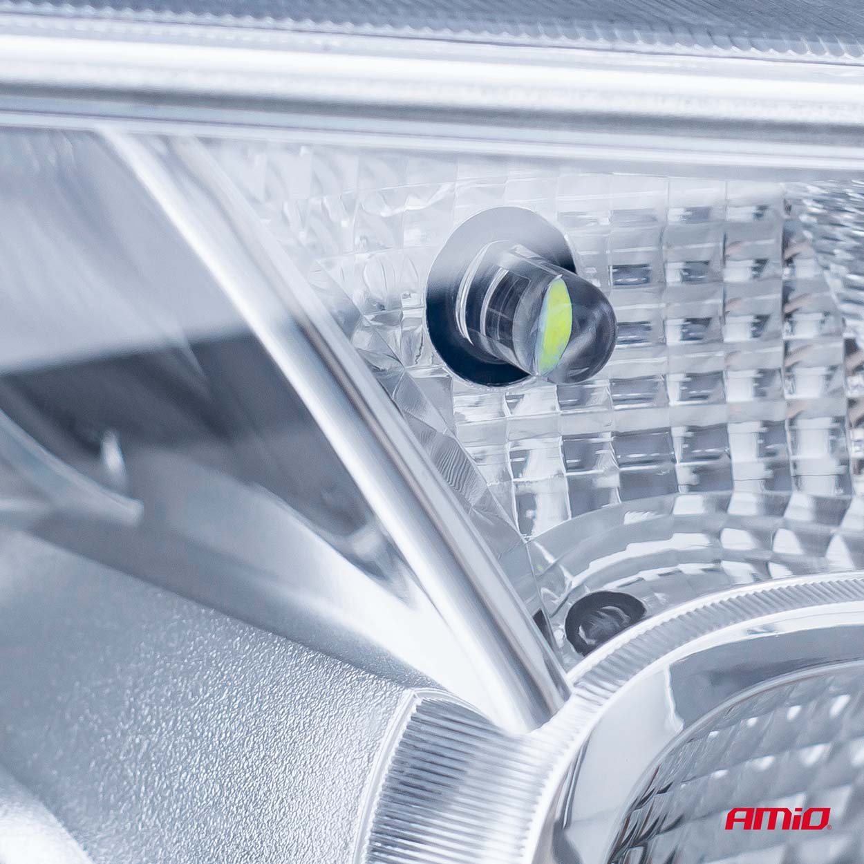 AMiO - LED žiarovky STANDARD T10 W5W COB HPC 12V Clear white