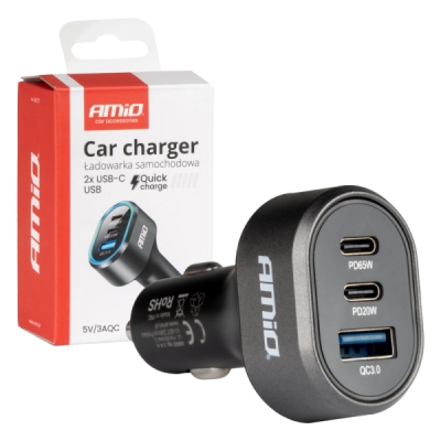 AMiO - Nabíjačka do auta Quick Charge