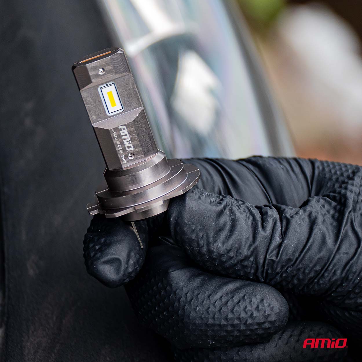 AMiO - LED žiarovky hlavného svietenia Séria H25 CANBUS H7 H18 12V 30W