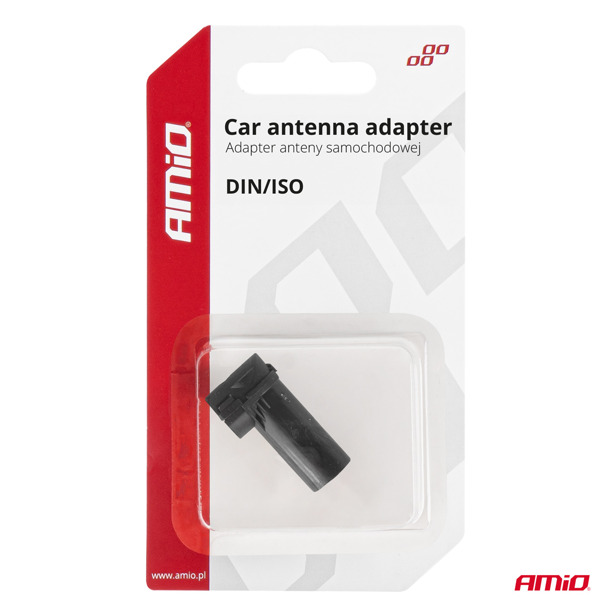 AMiO - Adaptér antény do auta DIN ISO
