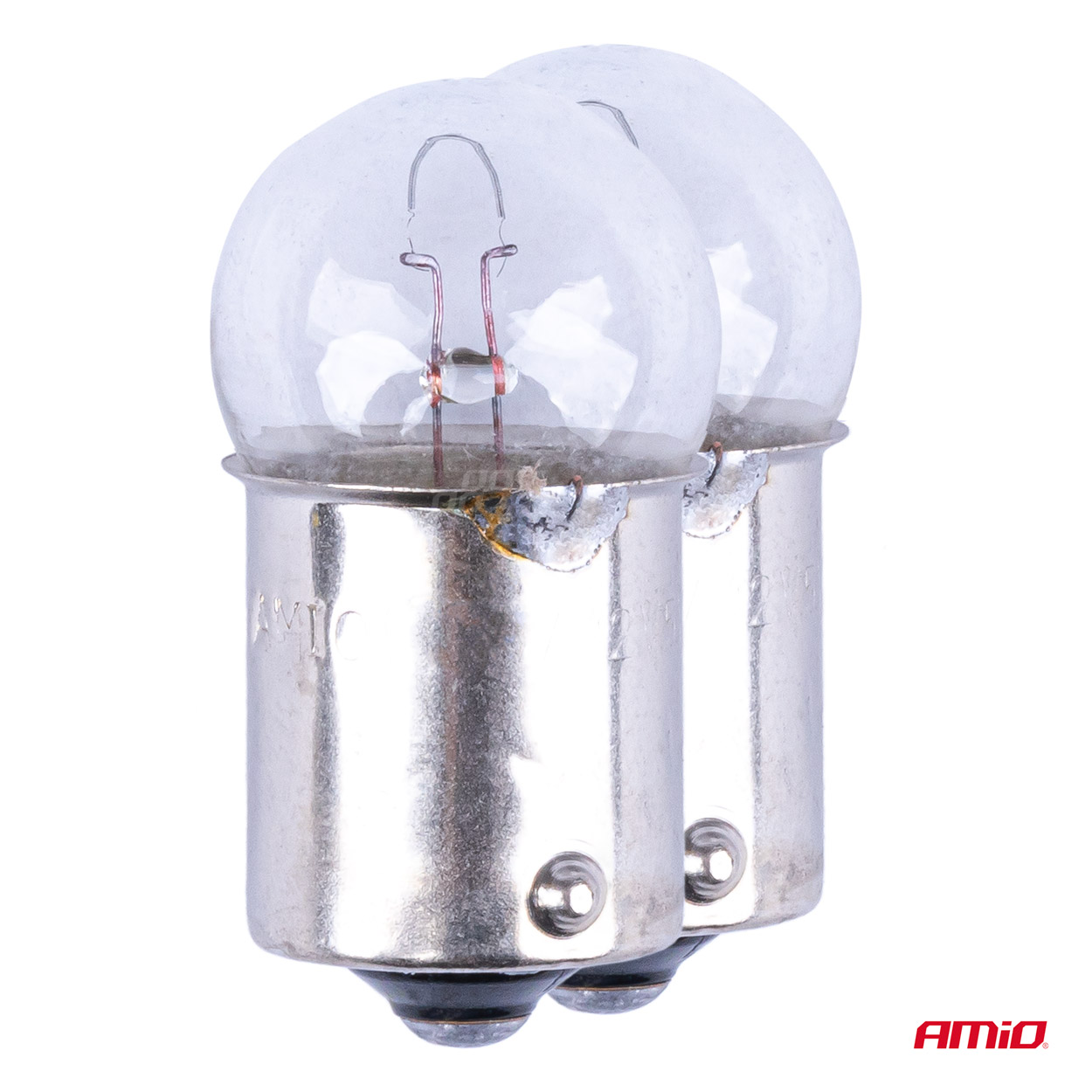 AMiO - Halogénové žiarovky R5W BA15s 12V 2ks blister