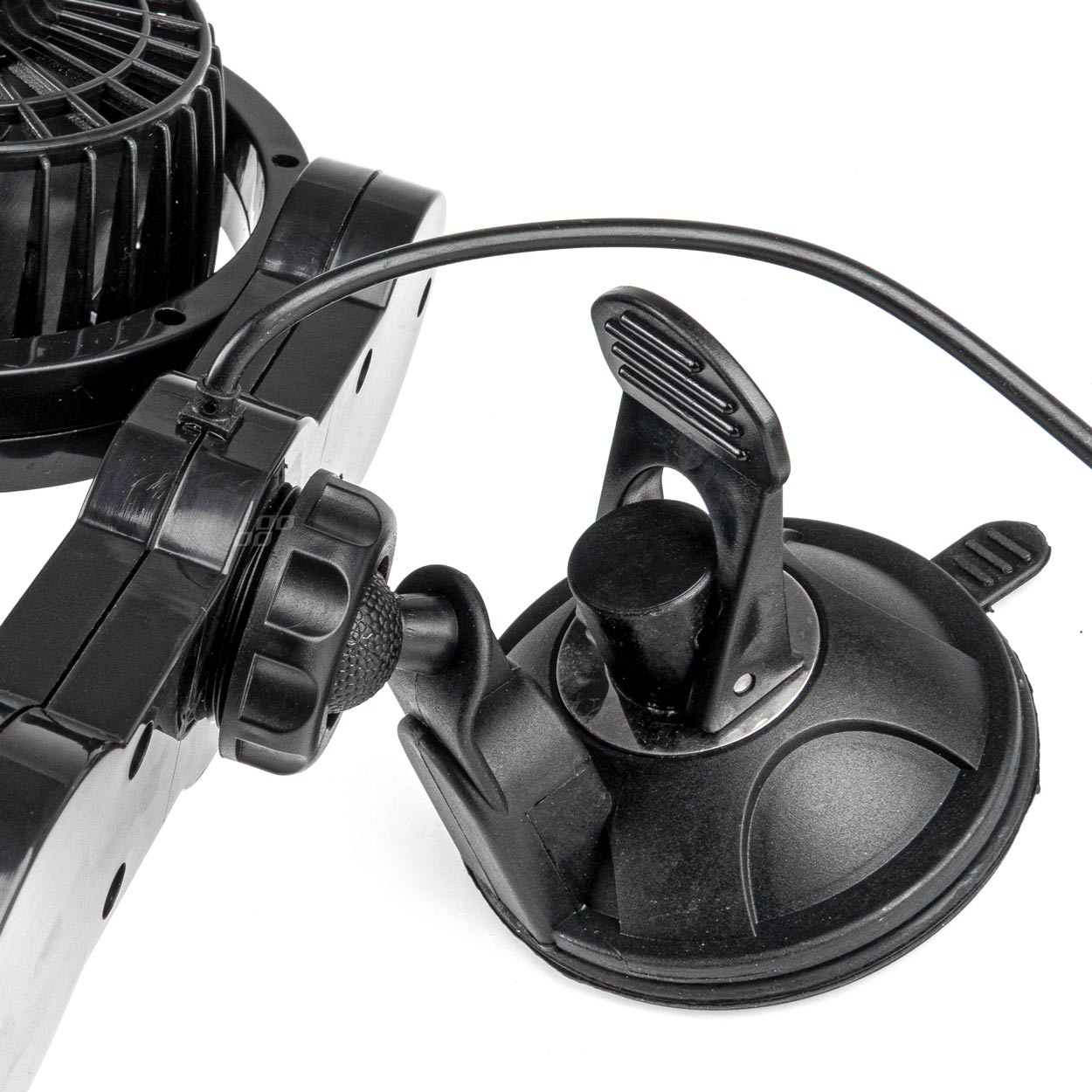 AMiO - Ventilátor do auta s prísavkou 2x4" 24V
