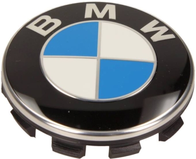 BMW OEM - Chrómový kryt náboja / puklica 36136783536