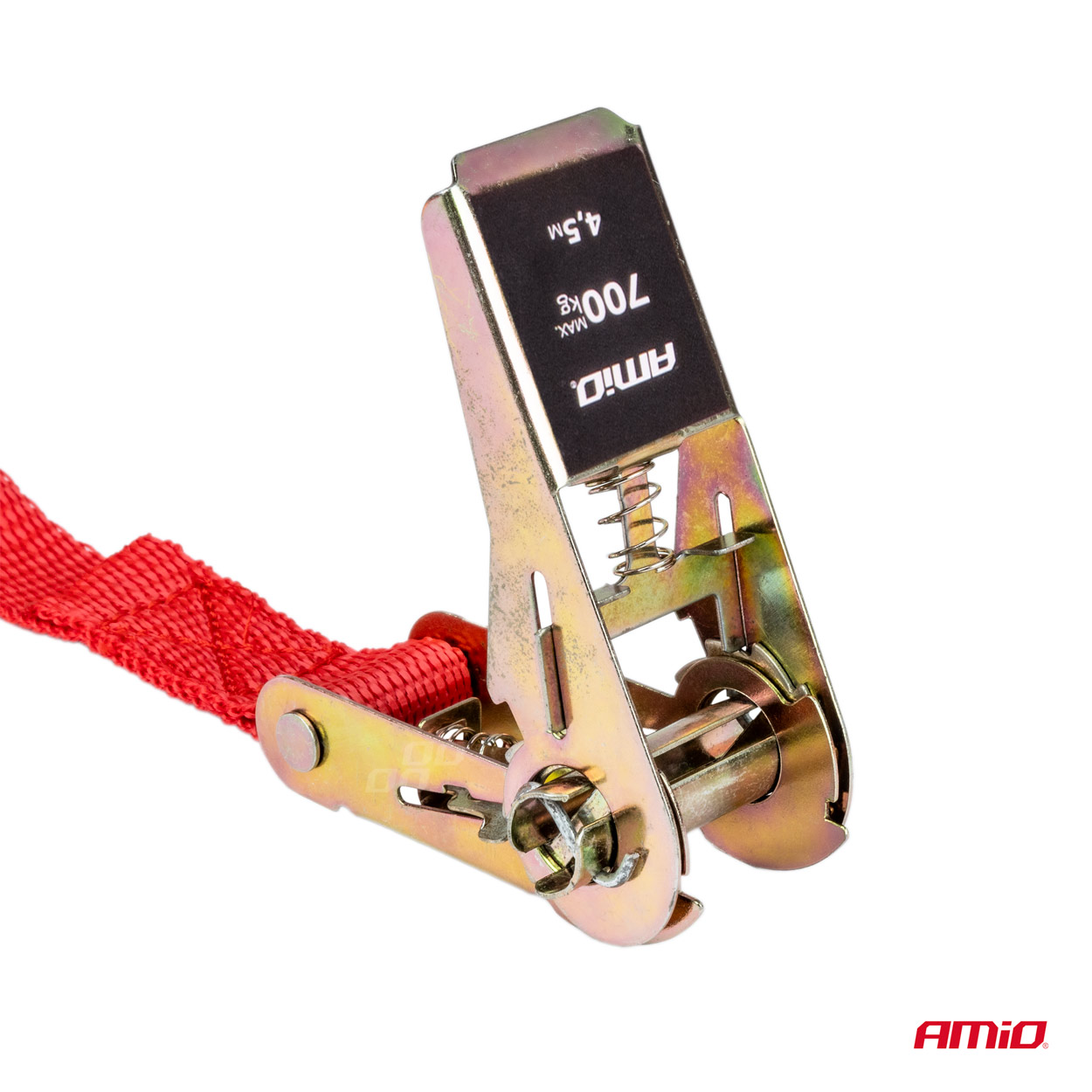 AMiO - Upínacie pásy s račňou 700kg 25mm 4,5m 4ks BELT-03