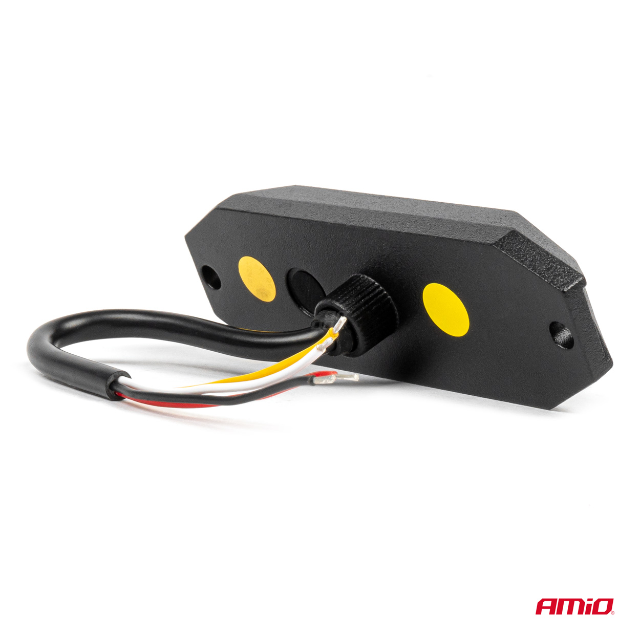 AMiO - Výstražné osvetlenie oranžové 4x3W LED R65 R10 12/24V IP6K9K