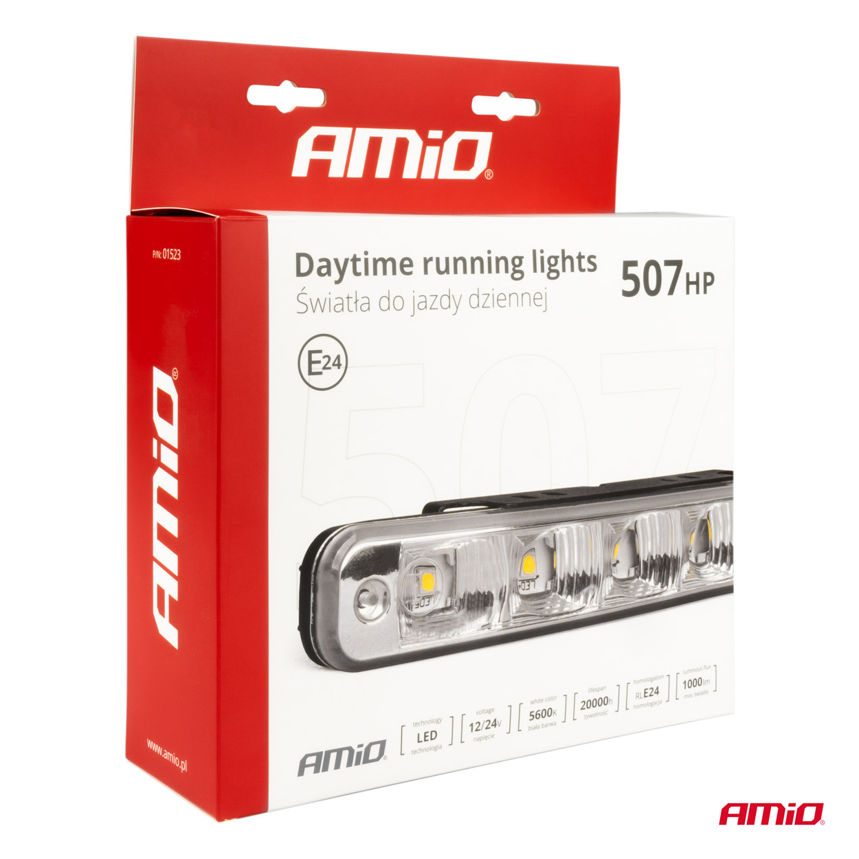 AMiO - Svetlá pre denné svietenie DRL 507HP