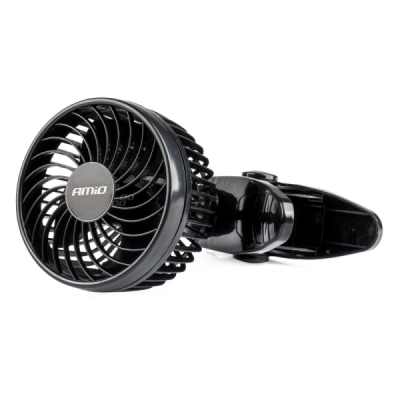 AMiO - Ventilátor do auta s klipom 4,5" 24V