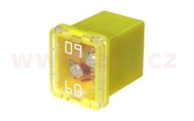 pojistka PAL LOW PROFILE JCASE 60A žlutá HELLA