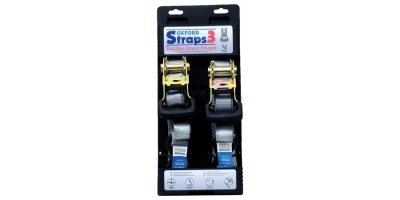 OXFORD - popruhy Straps 3 nastaviteľné a zosilnené, (sivé, šírka 25 mm)