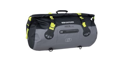 OXFORD - vodotesný vak Aqua T-50 Roll Bag, (čierny/sivý/žltý fluo, objem 50 l)