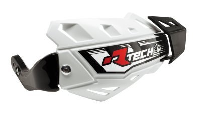 kryty páček FLX ATV, RTECH (bílé, 4 varianty v 1, vč. montážní sady, průměr konusu 14 a 18 mm)