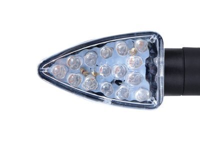 OXFORD - blinker LED Arrow (číre sčierny plášť, pár)