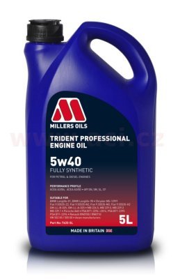 Millers Oils Trident Professional 5W-40 5 l