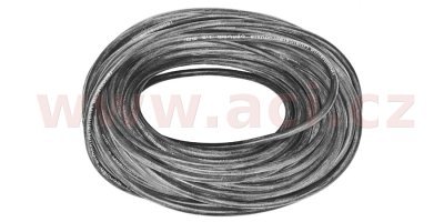 silikonový kabel s průřezem 1,5 mm, černá izolace, (cena za 1 m)